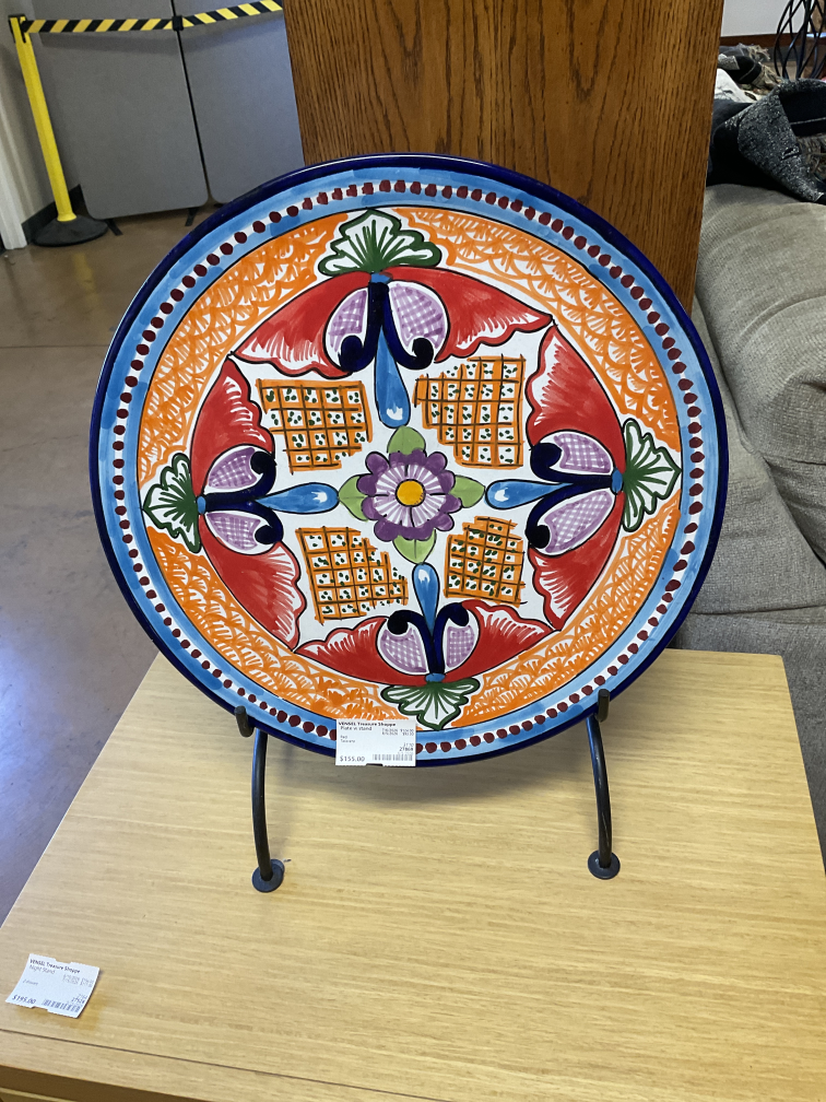 Plate w stand
